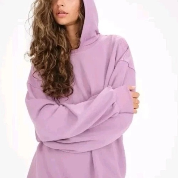 For Love And Lemons Light Blue Hoodie - Picture 3 of 11